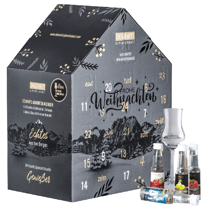 DOLOMITI Adventskalender - mit Schnaps und Likör » kaufen