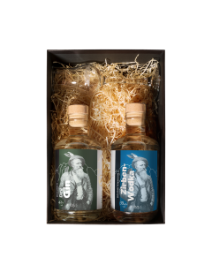 Geschenkbox: Dolomitenmann Dry Gin & Zirben Wodka