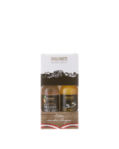 2er Miniaturen-Set Dolomino Bombardino + Alte Williams-Christ-Birne