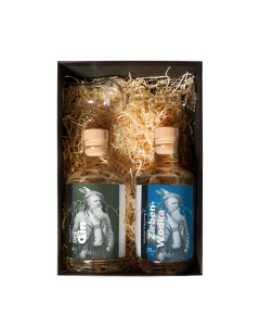 Geschenkbox: Dolomitenmann Dry Gin & Zirben Wodka