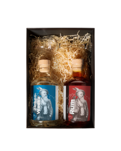 Geschenkbox: Dolomitenmann Rum & Zirben Wodka
